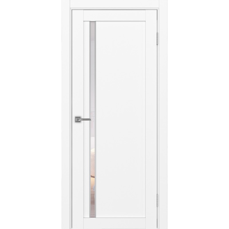 Межкомнатная дверь Турин 527.121 АПС молдинг SC, цвет белый снежный, заполнение Прозрачное, размер 200*80 см.