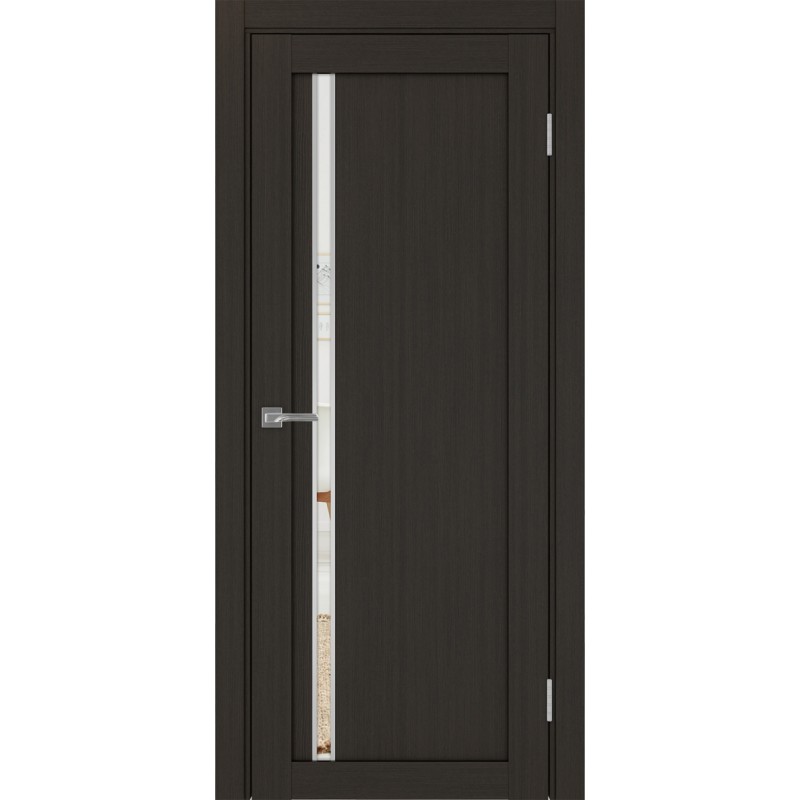 Межкомнатная дверь Турин 527.121 АПС молдинг SC, цвет венге FL, заполнение Зеркало, размер 200*80 см.