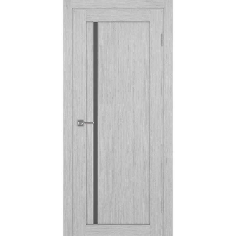 Межкомнатная дверь Турин 527.121 АПС молдинг SC, цвет дуб серый FL, заполнение Графит матовое, размер 200*80 см.
