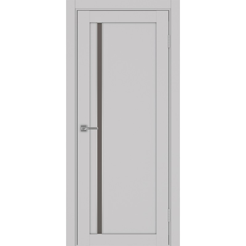 Межкомнатная дверь Турин 527.121 АПС молдинг SC, цвет пепельный, заполнение Бронза матовое, размер 200*80 см.