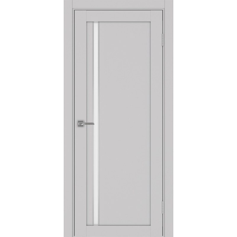 Межкомнатная дверь Турин 527.121 АПС молдинг SC, цвет пепельный, заполнение Мателюкс, размер 200*80 см.