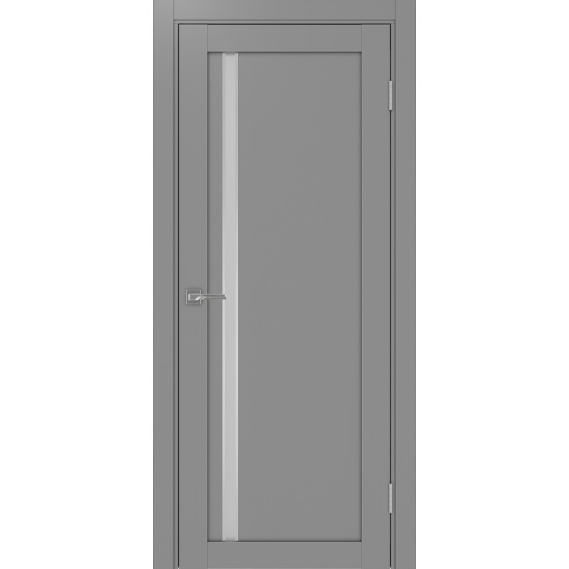Межкомнатная дверь Турин 527.121 АПС молдинг SC, цвет серый, заполнение Мателюкс, размер 200*80 см.