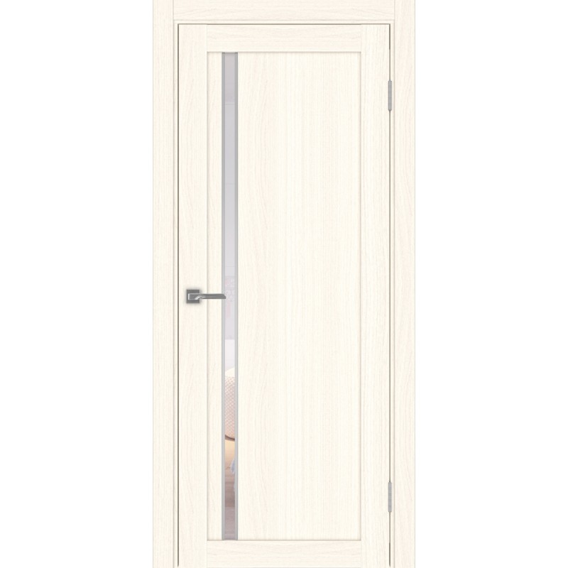 Межкомнатная дверь Турин 527.121 АПС молдинг SC, цвет ясень светлый, заполнение Прозрачное, размер 200*80 см.