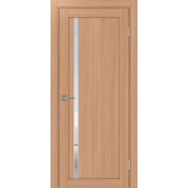 Межкомнатная дверь Турин 527.121 АПС молдинг SC, цвет ясень тёмный, заполнение Прозрачное, размер 200*80 см.