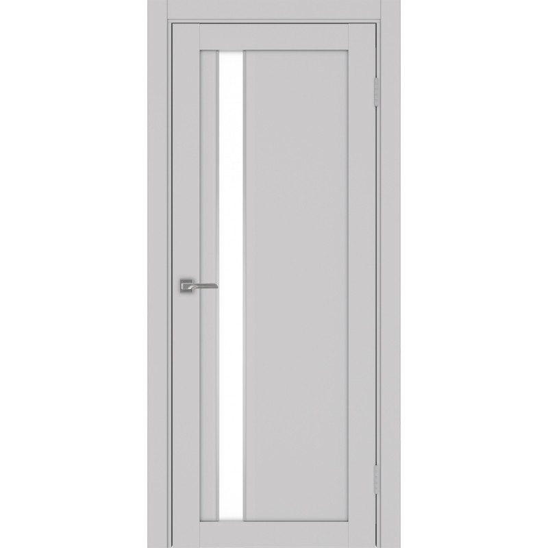 Межкомнатная дверь Турин 528.121 АПП молдинг SC, цвет пепельный, заполнение LACбелый, размер 200*80 см.