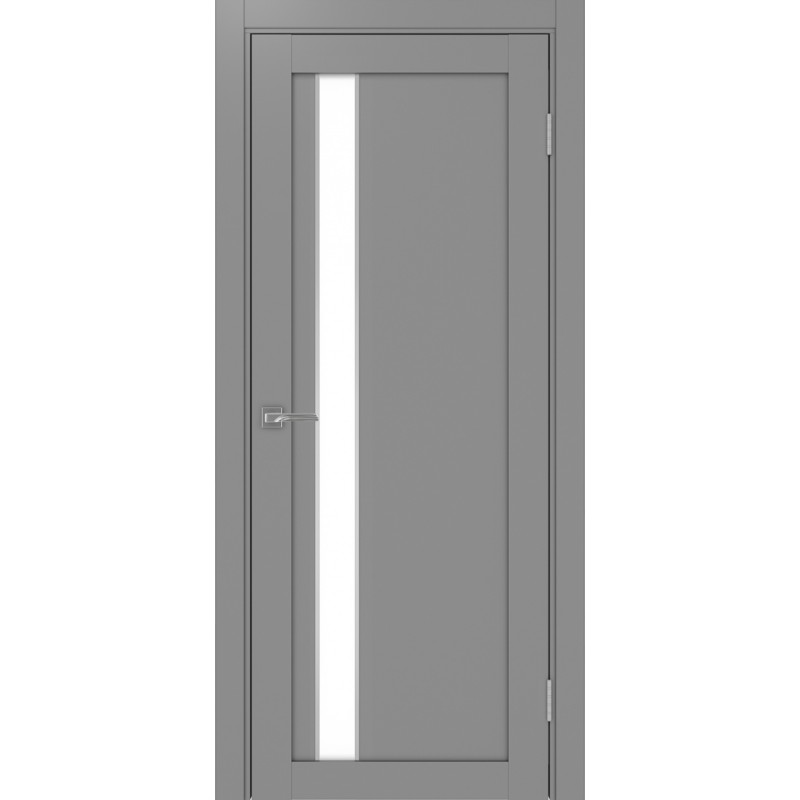 Межкомнатная дверь Турин 528.121 АПП молдинг SC, цвет серый, заполнение LACбелый, размер 200*80 см.