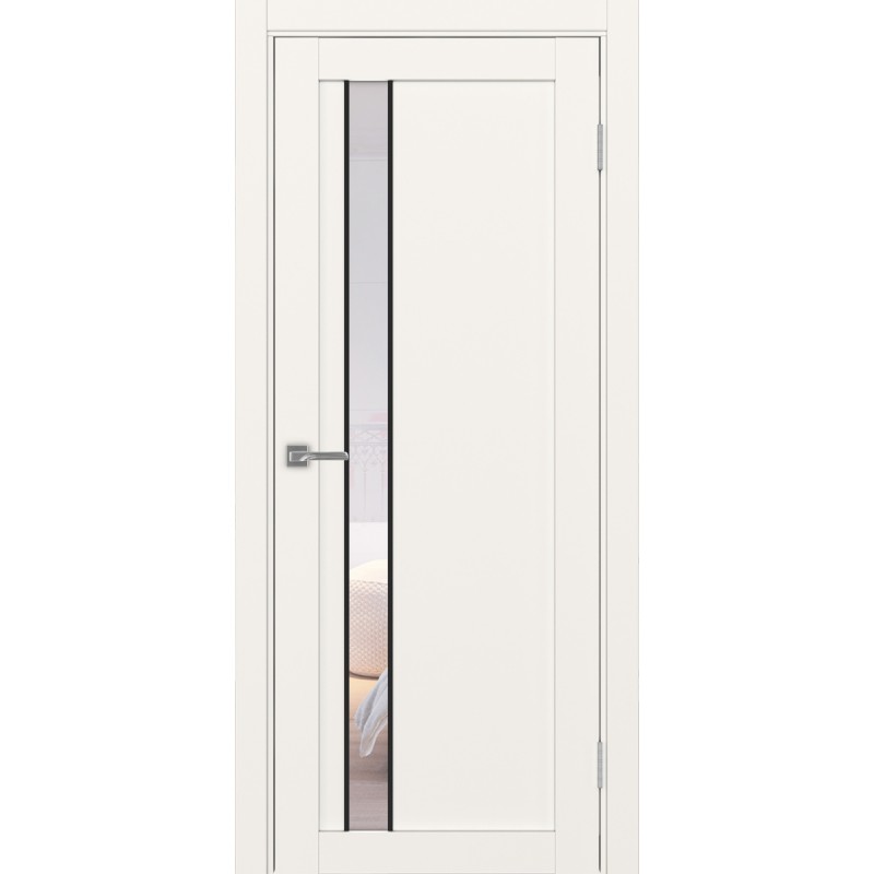 Межкомнатная дверь Турин 528.121 АПС молдинг SB, цвет, бежевый, заполнение Прозрачное, размер 200*80 см.