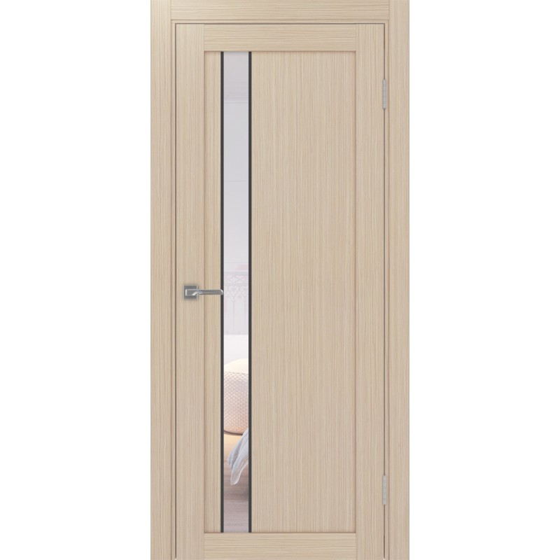 Межкомнатная дверь Турин 528.121 АПС молдинг SB, цвет дуб беленый FL, заполнение Прозрачное, размер 200*80 см.