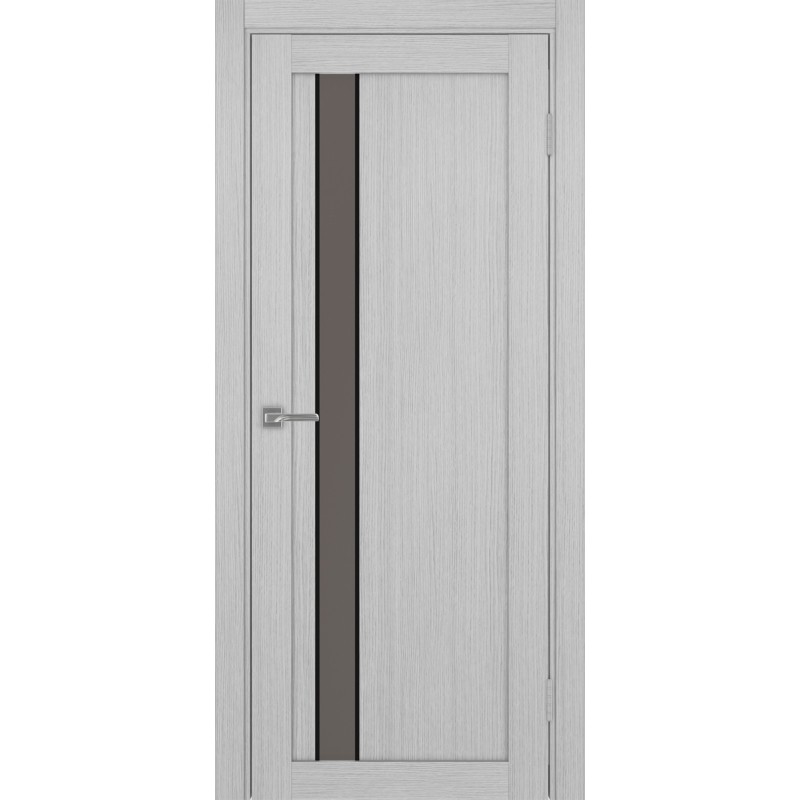 Межкомнатная дверь Турин 528.121 АПС молдинг SB, цвет дуб серый FL, заполнение Бронза матовое, размер 200*80 см.