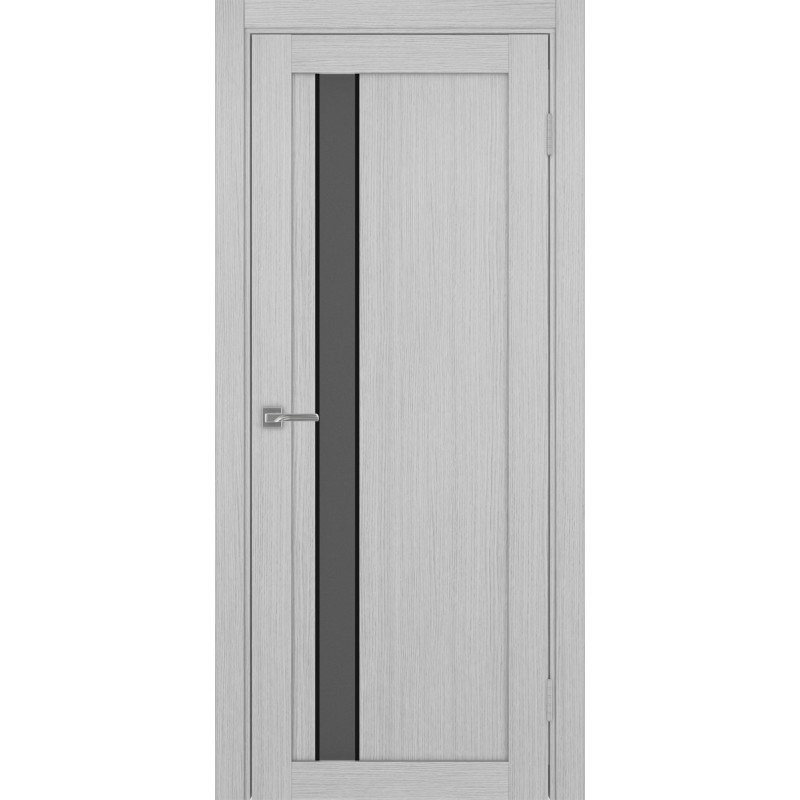 Межкомнатная дверь Турин 528.121 АПС молдинг SB, цвет дуб серый FL, заполнение Графит матовое, размер 200*80 см.