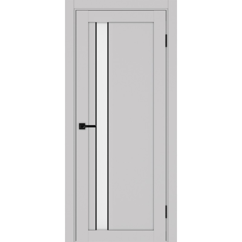 Межкомнатная дверь Турин 528.121 АПС молдинг SB, цвет пепельный, заполнение Мателюкс, размер 200*80 см.