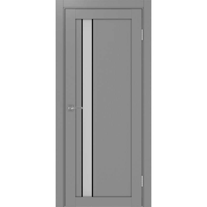 Межкомнатная дверь Турин 528.121 АПС молдинг SB, цвет серый, заполнение Мателюкс, размер 200*80 см.