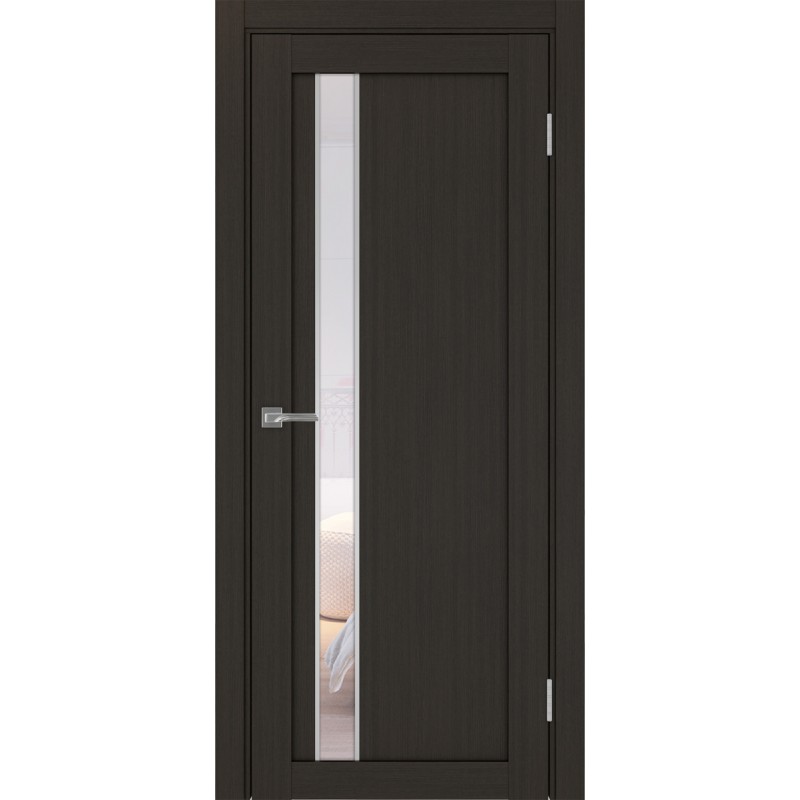 Межкомнатная дверь Турин 528.121 АПС молдинг SC, цвет венге FL, заполнение Прозрачное, размер 200*80 см.