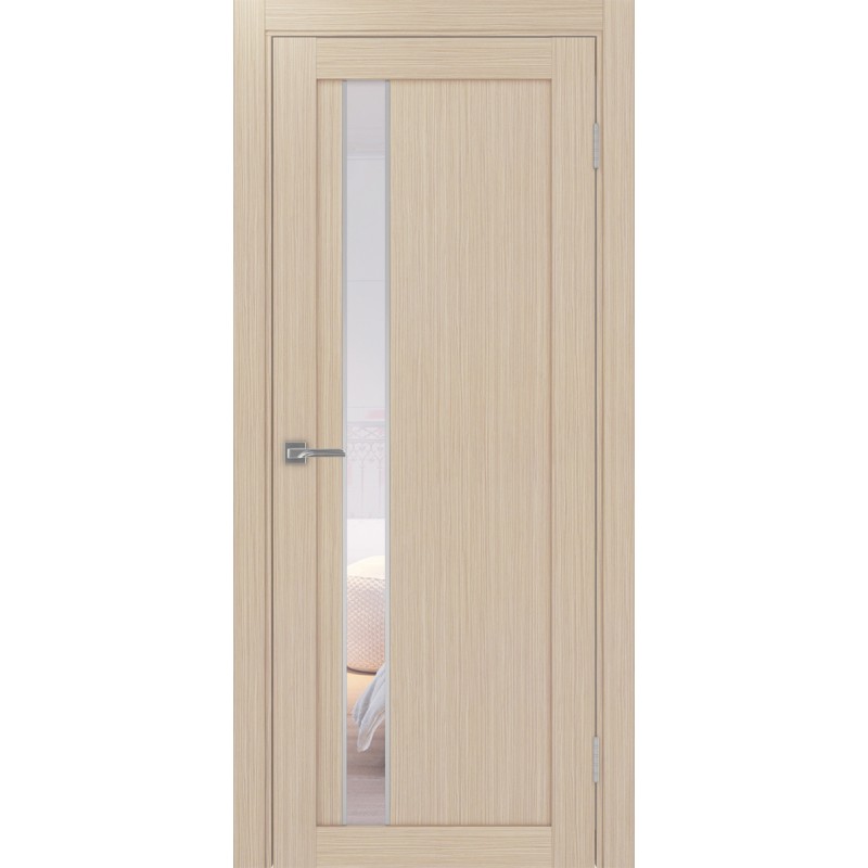 Межкомнатная дверь Турин 528.121 АПС молдинг SC, цвет дуб беленый FL, заполнение Прозрачное, размер 200*80 см.