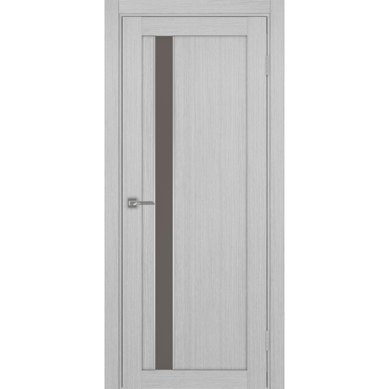 Межкомнатная дверь Турин 528.121 АПС молдинг SC, цвет дуб серый FL, заполнение Бронза матовое, размер 200*80 см.