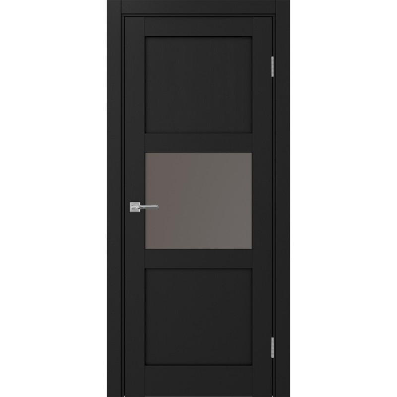 Межкомнатная дверь Турин 530.121, цвет Антрацит стекло Бронза матовое, размер 80*200 см.