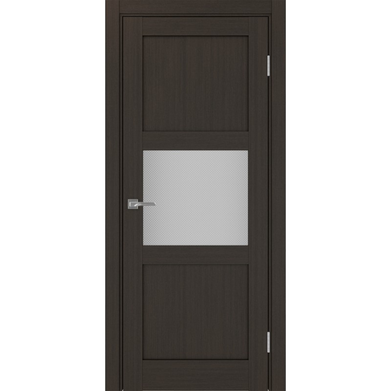 Межкомнатная дверь Турин 530.121, цвет венге FL, заполнение Пунта бесцветное, размер 200*80 см.