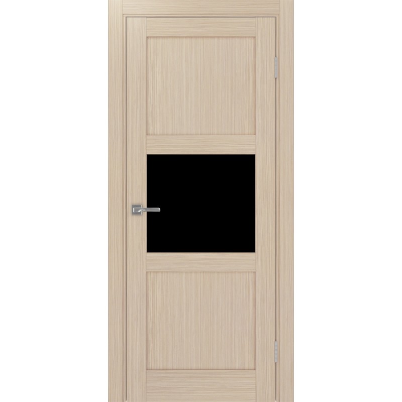 Межкомнатная дверь Турин 530.121, цвет дуб беленый FL, заполнение LACчерный, размер 200*80 см.