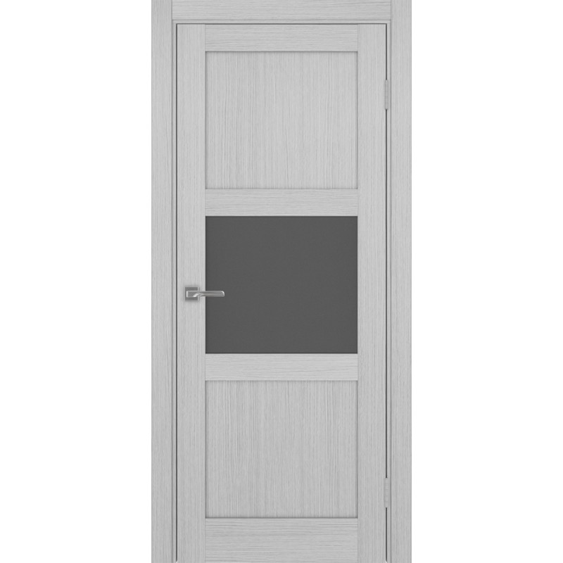 Межкомнатная дверь Турин 530.121, цвет дуб серый FL, заполнение Графит матовое, размер 200*80 см.