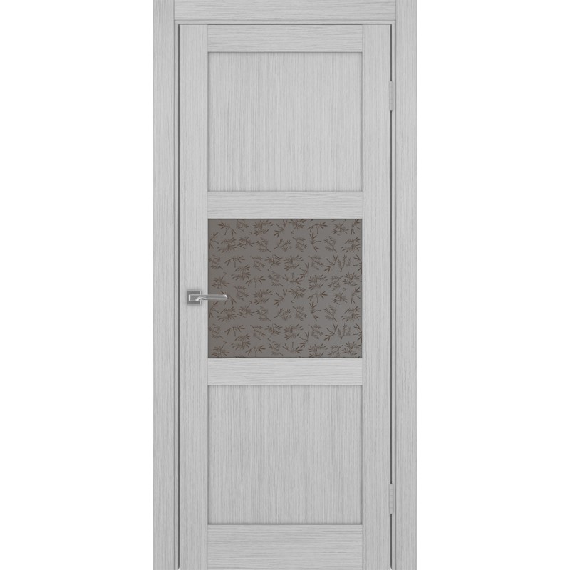 Межкомнатная дверь Турин 530.121, цвет дуб серый FL, заполнение Дали бронзовое, размер 200*80 см.