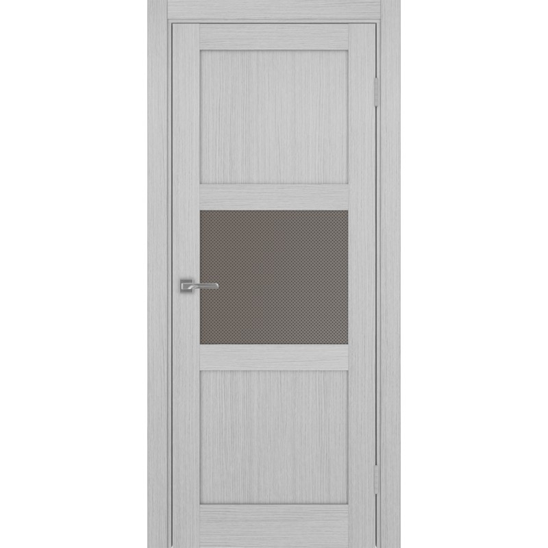 Межкомнатная дверь Турин 530.121, цвет дуб серый FL, заполнение Пунта бронзовое, размер 200*80 см.