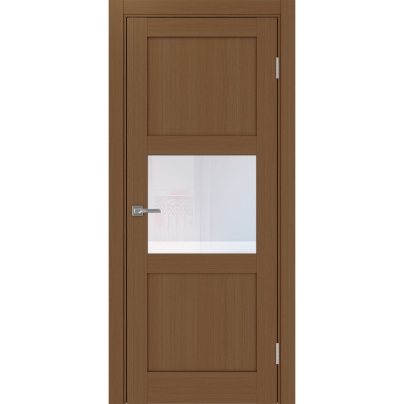 Межкомнатная дверь Турин 530.121, цвет орех NL, заполнение Прозрачное, размер 200*80 см.