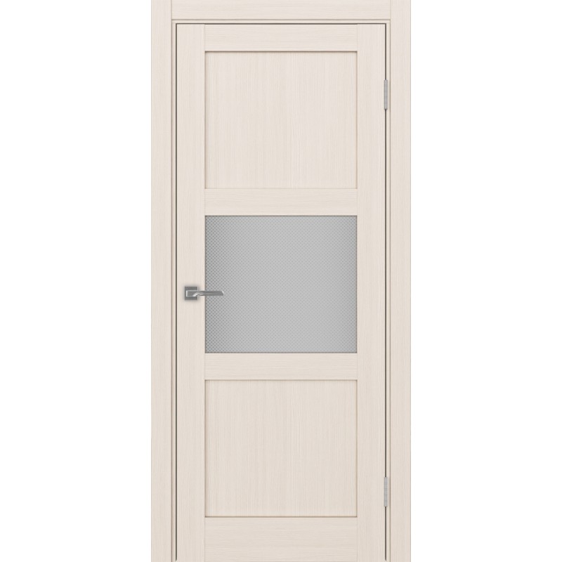 Межкомнатная дверь Турин 530.121, цвет ясень перламутровый, заполнение Пунта бесцветное, размер 200*80 см.