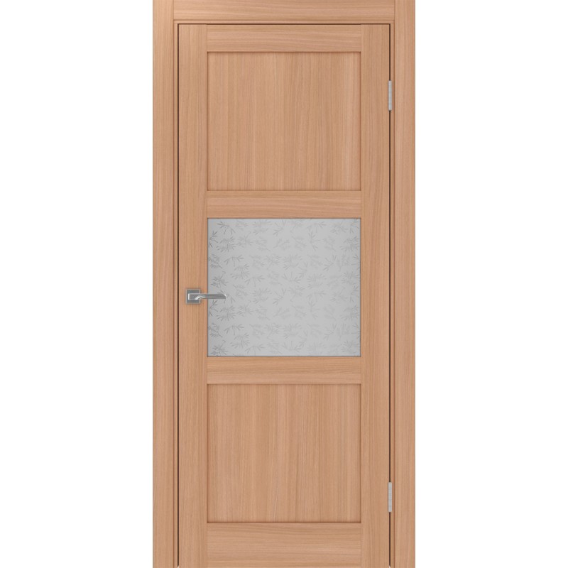 Межкомнатная дверь Турин 530.121, цвет ясень тёмный, заполнение Дали бесцветное, размер 200*80 см.