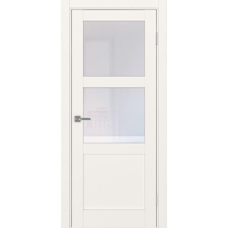 Межкомнатная дверь Турин 530.221, цвет, бежевый, заполнение Прозрачное, размер 200*80 см.