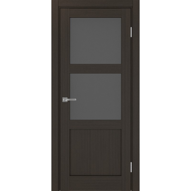 Межкомнатная дверь Турин 530.221, цвет венге FL, заполнение Графит матовое, размер 200*80 см.