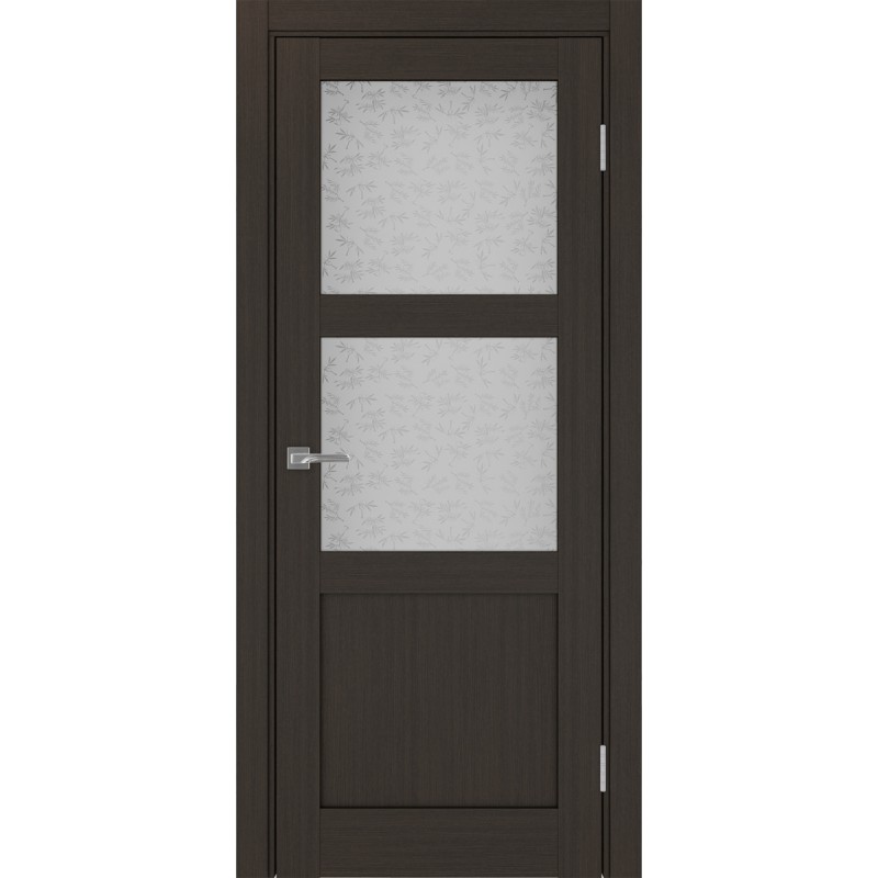 Межкомнатная дверь Турин 530.221, цвет венге FL, заполнение Дали бесцветное, размер 200*80 см.