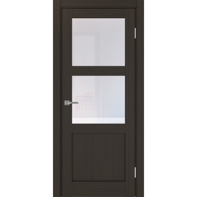 Межкомнатная дверь Турин 530.221, цвет венге FL, заполнение Прозрачное, размер 200*80 см.