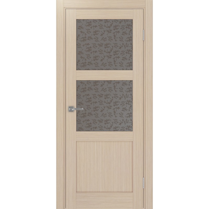 Межкомнатная дверь Турин 530.221, цвет дуб беленый FL, заполнение Дали бронзовое, размер 200*80 см.