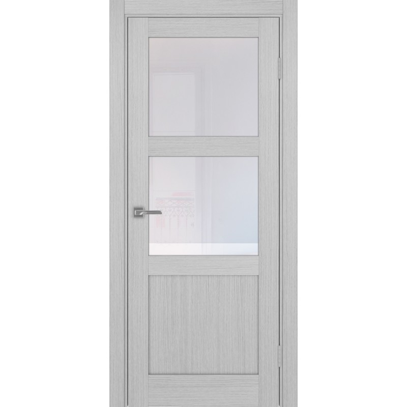 Межкомнатная дверь Турин 530.221, цвет дуб серый FL, заполнение Прозрачное, размер 200*80 см.