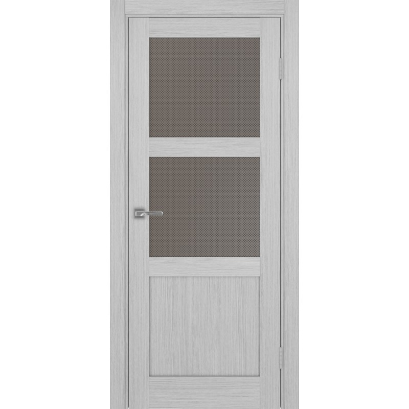 Межкомнатная дверь Турин 530.221, цвет дуб серый FL, заполнение Пунта бронзовое, размер 200*80 см.