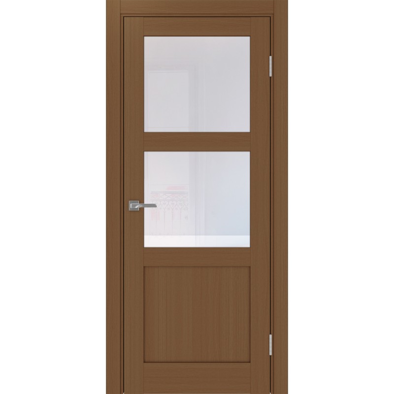 Межкомнатная дверь Турин 530.221, цвет орех NL, заполнение Прозрачное, размер 200*80 см.