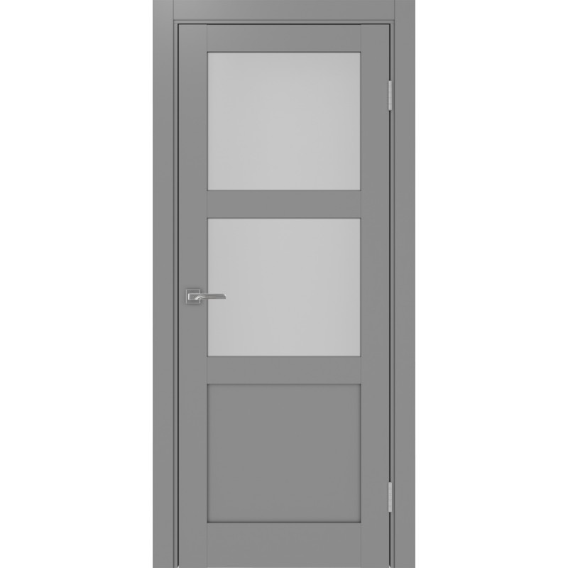 Межкомнатная дверь Турин 530.221, цвет серый, заполнение Мателюкс, размер 200*80 см.