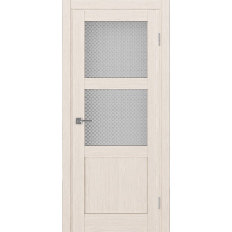 Межкомнатная дверь Турин 530.221, цвет ясень перламутровый, заполнение Пунта бесцветное, размер 200*80 см.