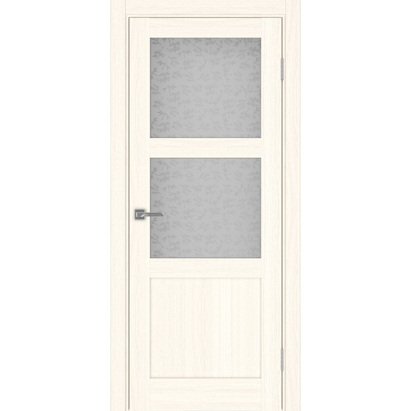Межкомнатная дверь Турин 530.221, цвет ясень светлый, заполнение Дали бесцветное, размер 200*80 см.