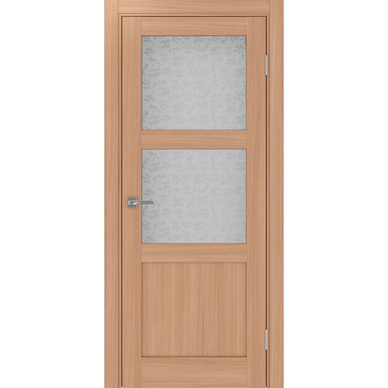 Межкомнатная дверь Турин 530.221, цвет ясень тёмный, заполнение Дали бесцветное, размер 200*80 см.