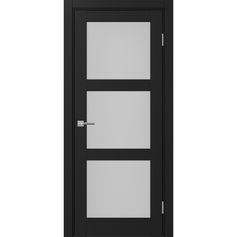 Межкомнатная дверь Турин 530.222, цвет Антрацит стекло Мателюкс, размер 80*200 см.