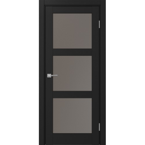 Турин 530.222, цвет Антрацит стекло Пунта бронзовое, размер 80*200 см.