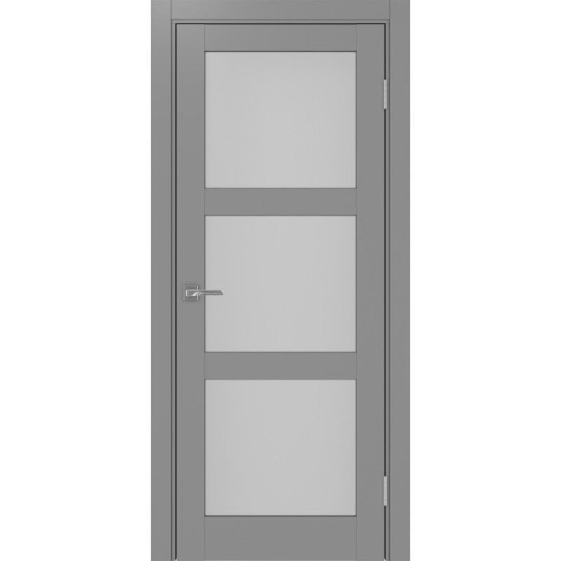 Межкомнатная дверь Турин 530.222, цвет серый, заполнение Мателюкс, размер 200*80 см.
