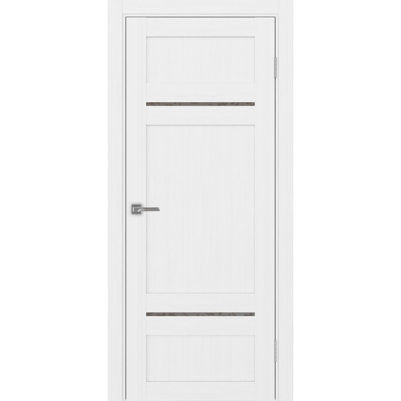 Межкомнатная дверь Турин 532.12121, цвет белый лёд, заполнение Дали бронзовое, размер 200*80 см.