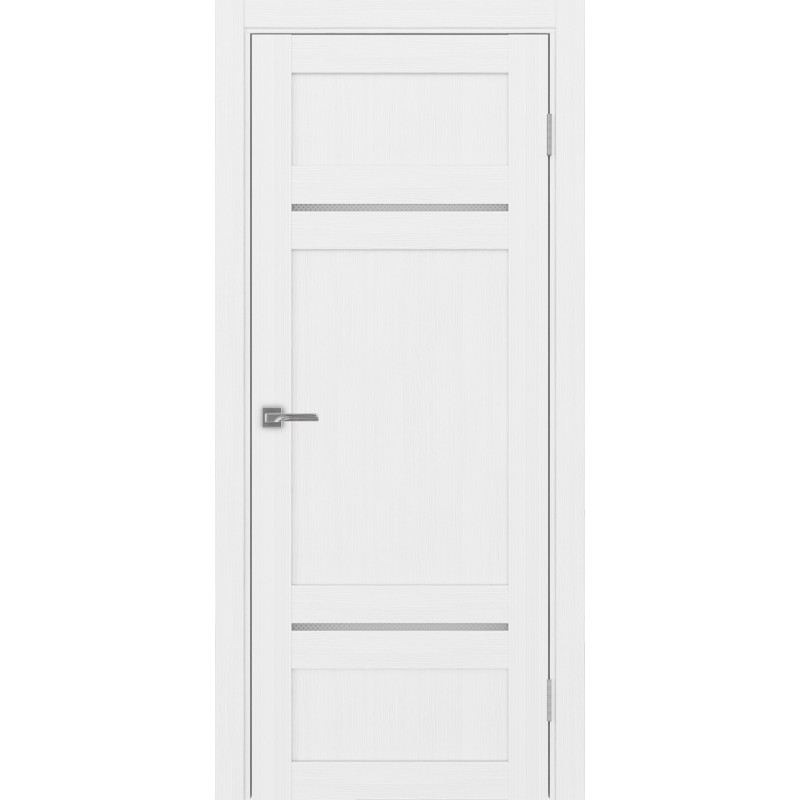 Межкомнатная дверь Турин 532.12121, цвет белый лёд, заполнение Пунта бесцветное, размер 200*80 см.