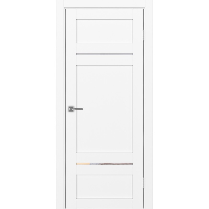 Межкомнатная дверь Турин 532.12121, цвет белый снежный, заполнение Прозрачное, размер 200*80 см.