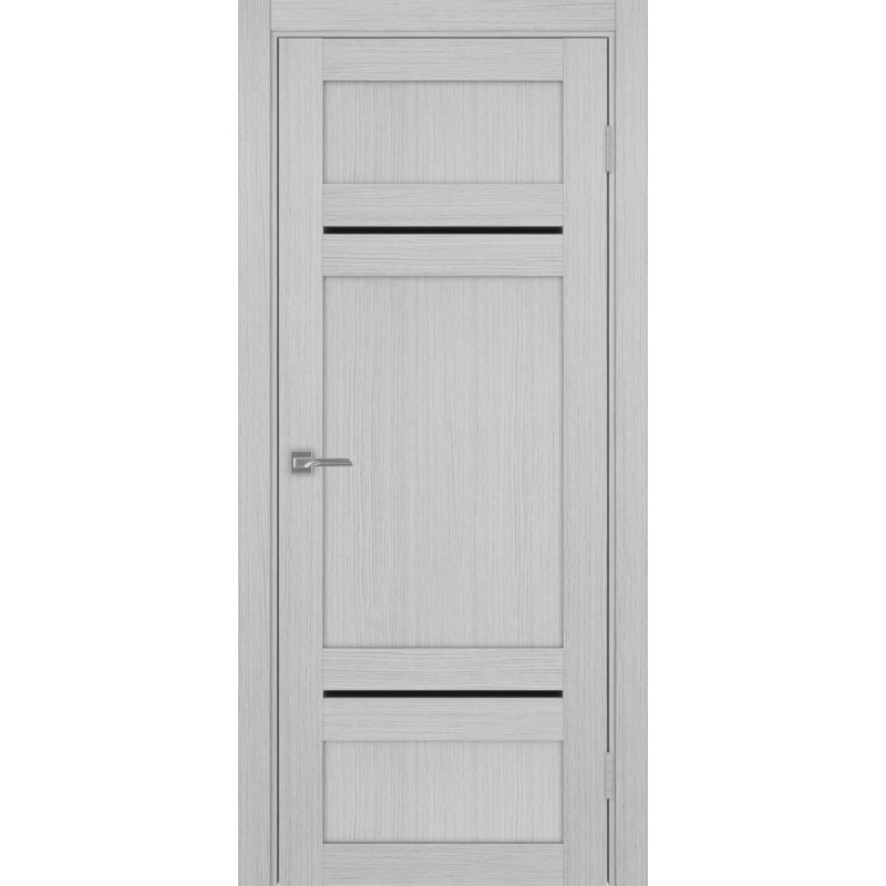 Межкомнатная дверь Турин 532.12121, цвет дуб серый FL, заполнение LACчерный, размер 200*80 см.