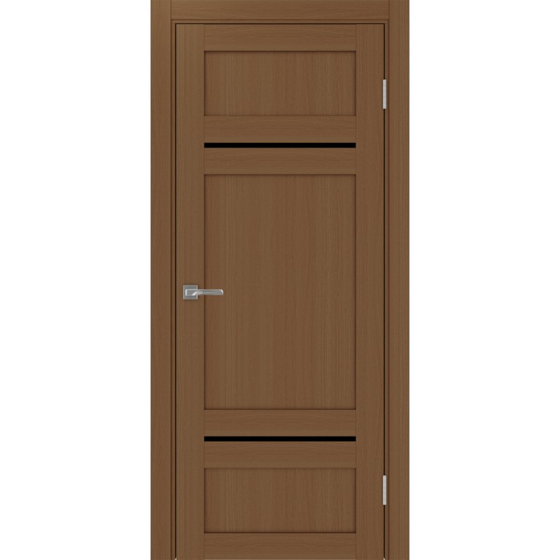 Межкомнатная дверь Турин 532.12121, цвет орех NL, заполнение LACчерный, размер 200*80 см.