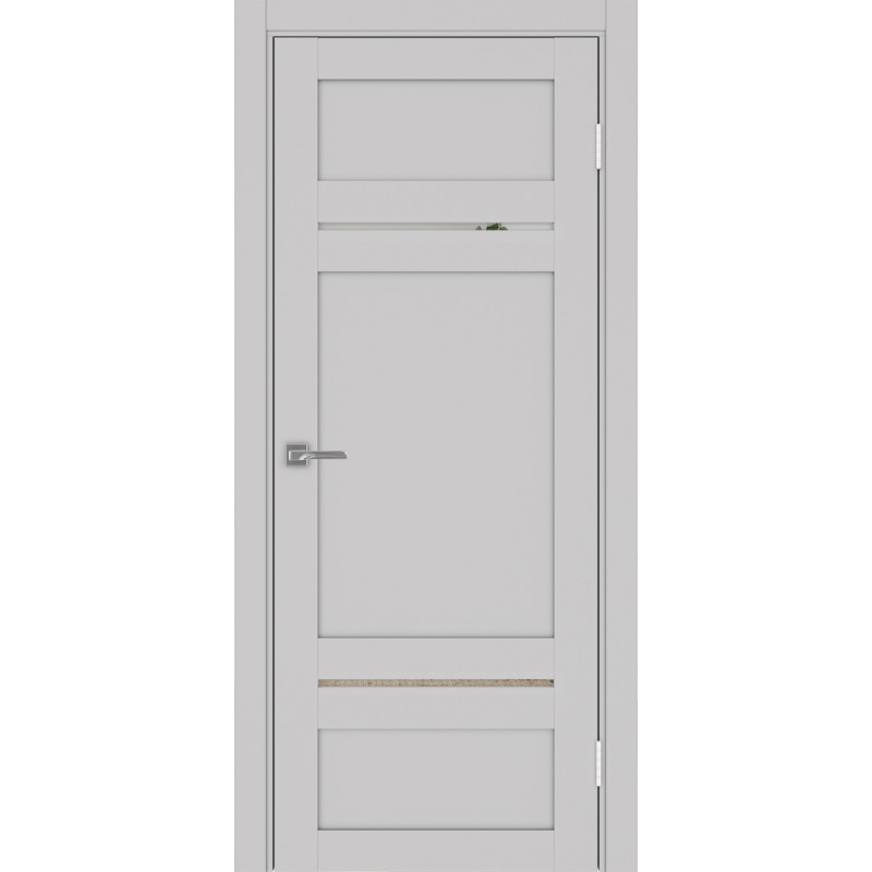 Межкомнатная дверь Турин 532.12121, цвет пепельный, заполнение Зеркало/Зеркало, размер 200*80 см.