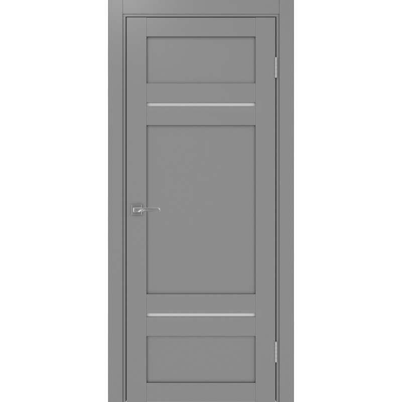 Межкомнатная дверь Турин 532.12121, цвет серый, заполнение LACбелый, размер 200*80 см.